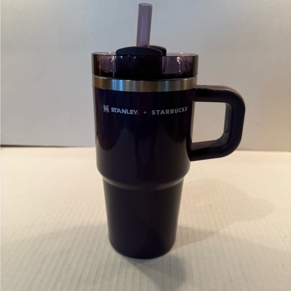 NEW Stanley for Starbucks Dark Eggplant 20oz Tumbler w/Straw